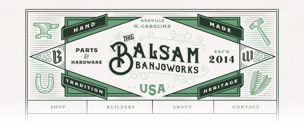 Balsam Banjoworks header illustration