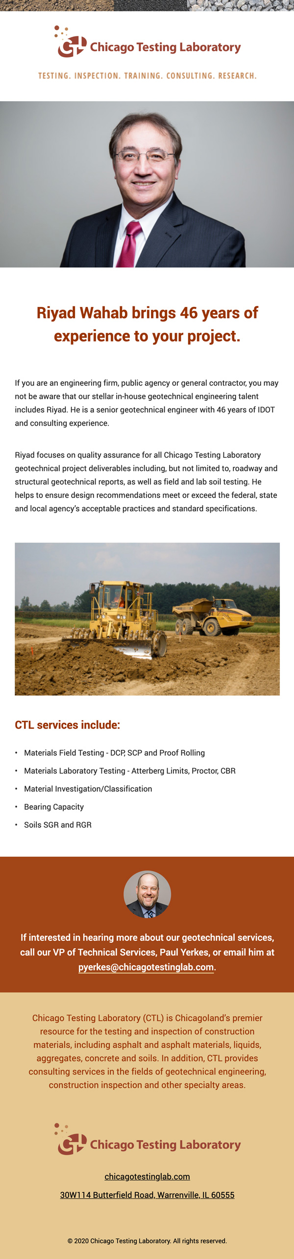CTL email campaign